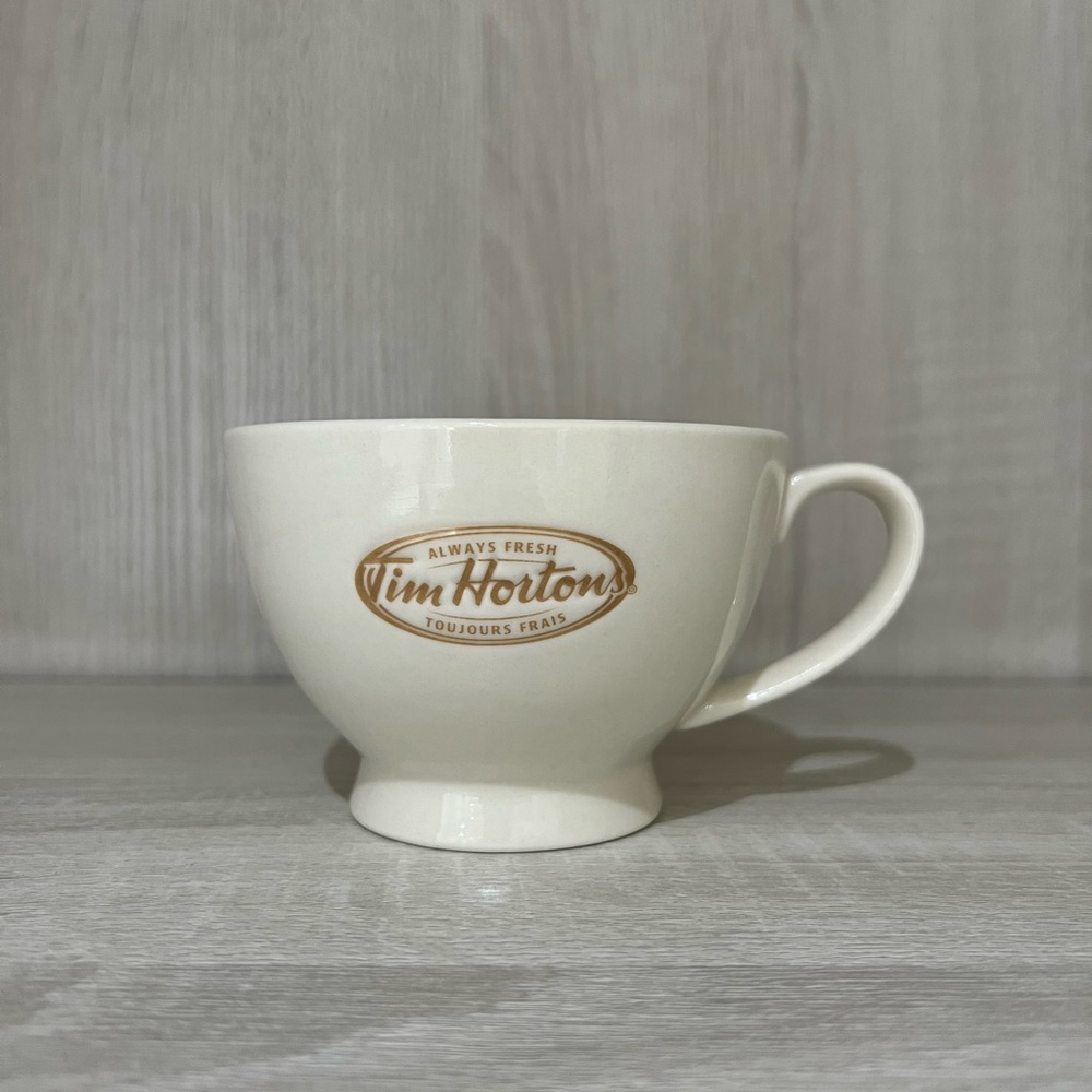 Vintage 1990s Tim Hortons Teacup Mug – Collectible Coffee Cup (No Saucer)
